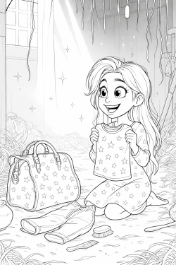 Debby im glitzernden Heu